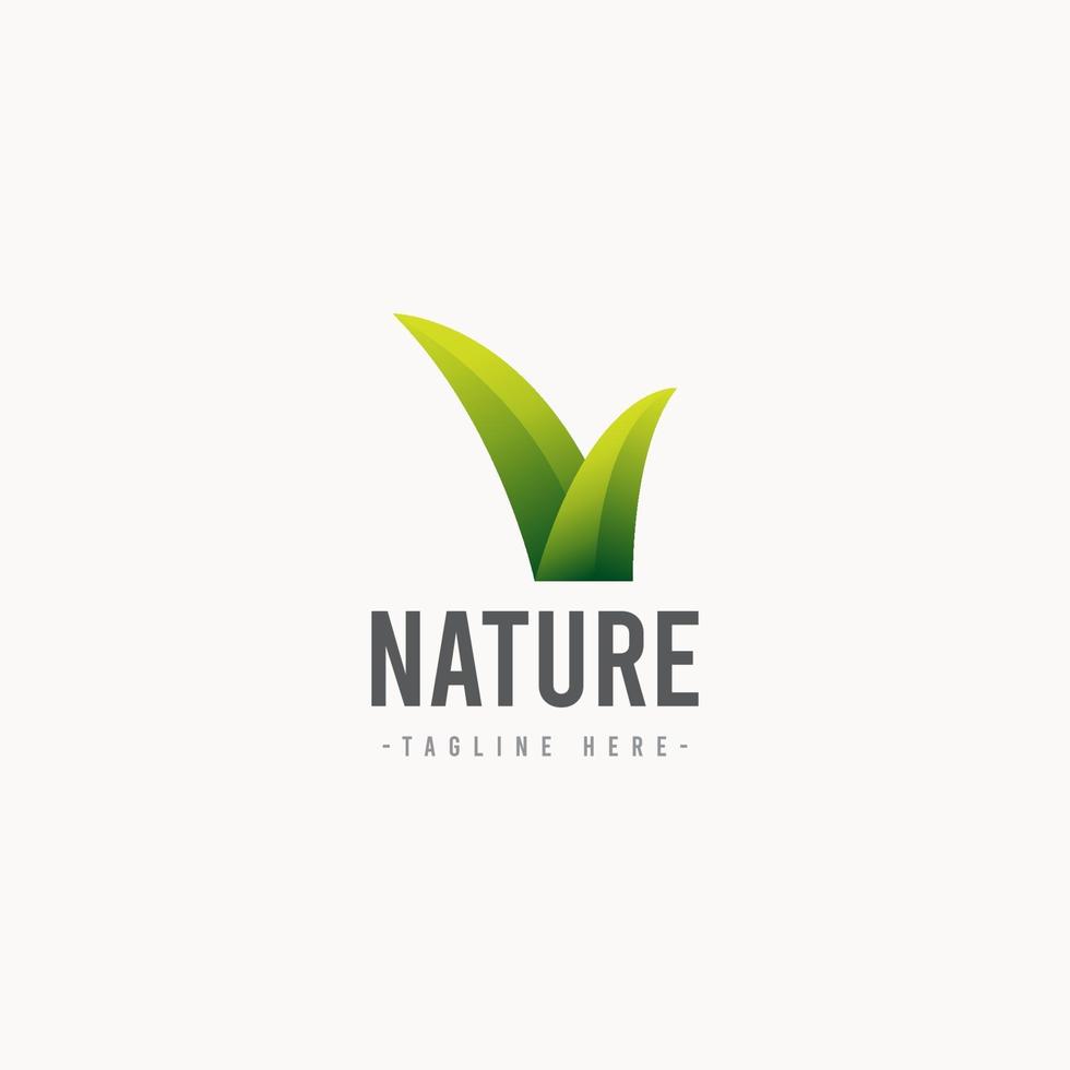 naturaleza, logotipo, icono, vector, plantilla, diseño, ilustración vector