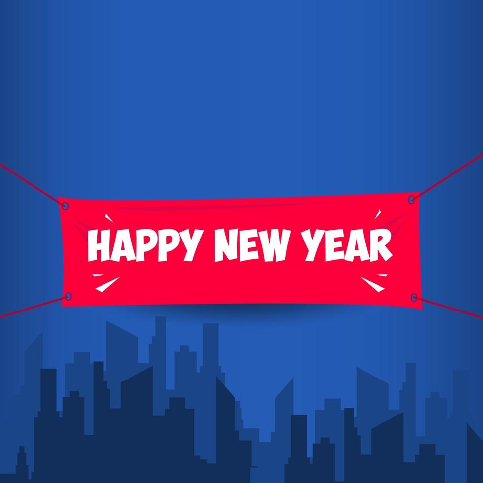 Happy New Year 2021 Vector Template Design Illustration