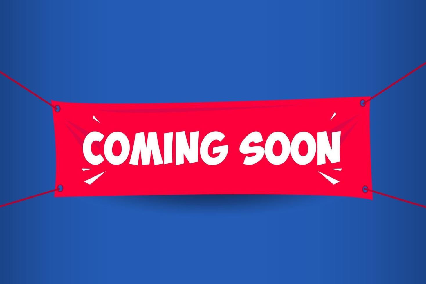 Coming Soon Banner Vector Template Design Illustration