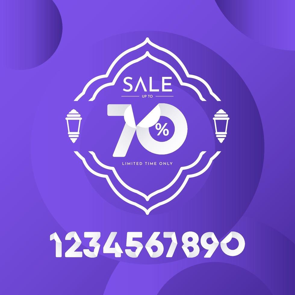 Sale up to 70 Limited Time Only Label Tag Vector Template Design Illustration