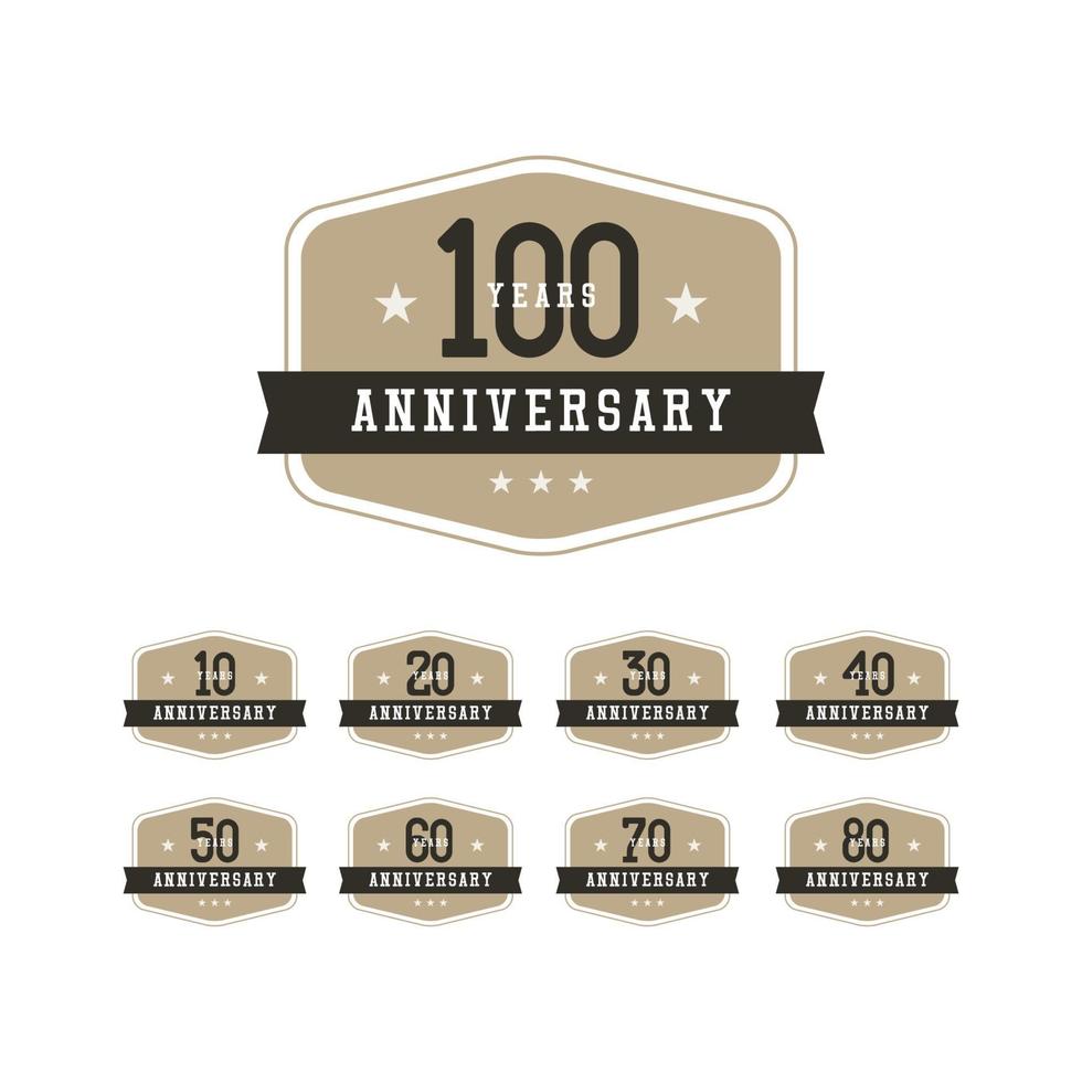 100 Years Anniversary Celebration Vector Template Design Illustration