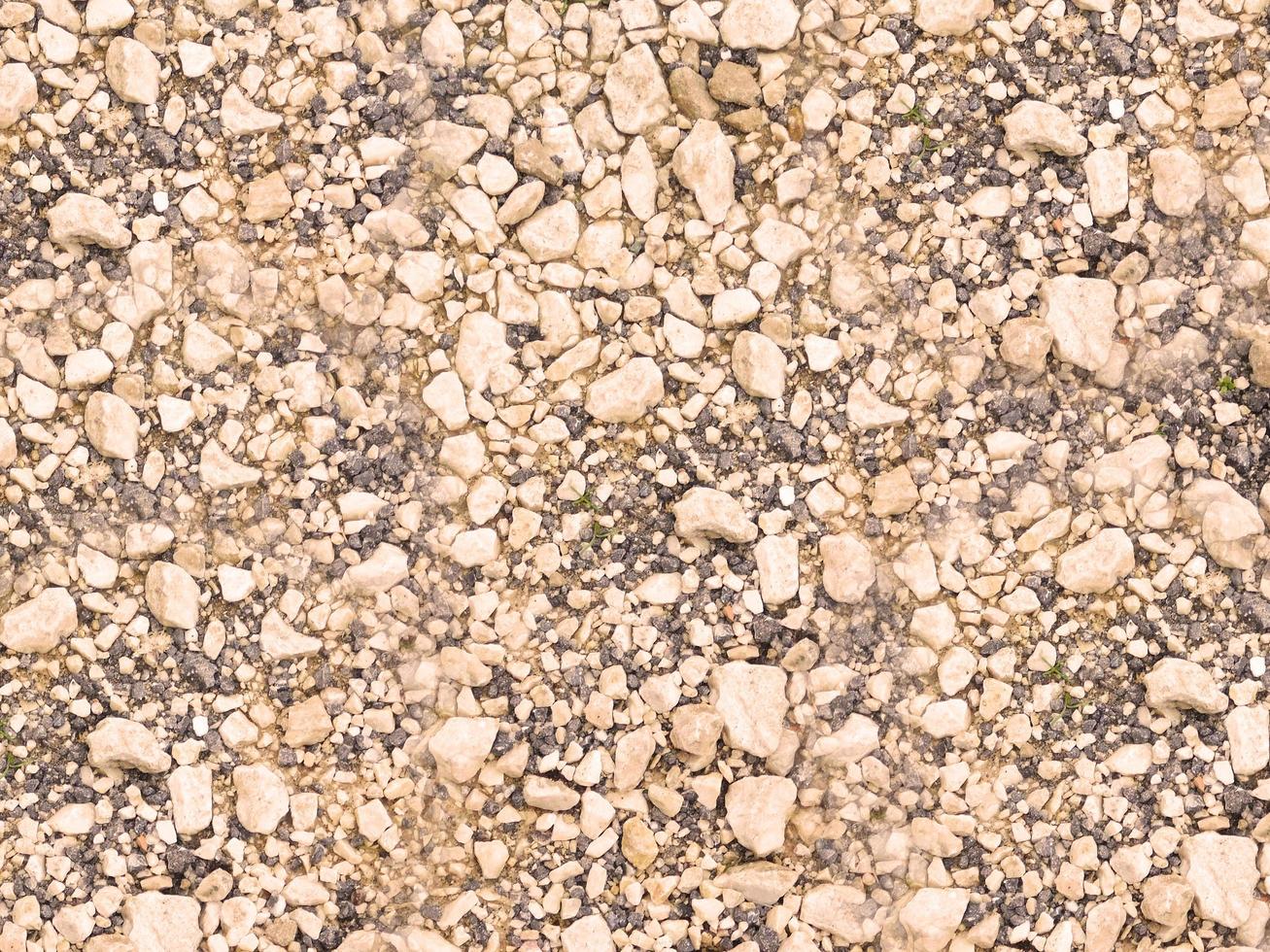 Patch of rocky ground for background or texture photo