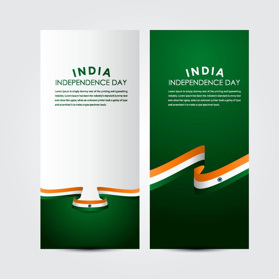 Happy India Independence Day Celebration Vector Template Design Illustration