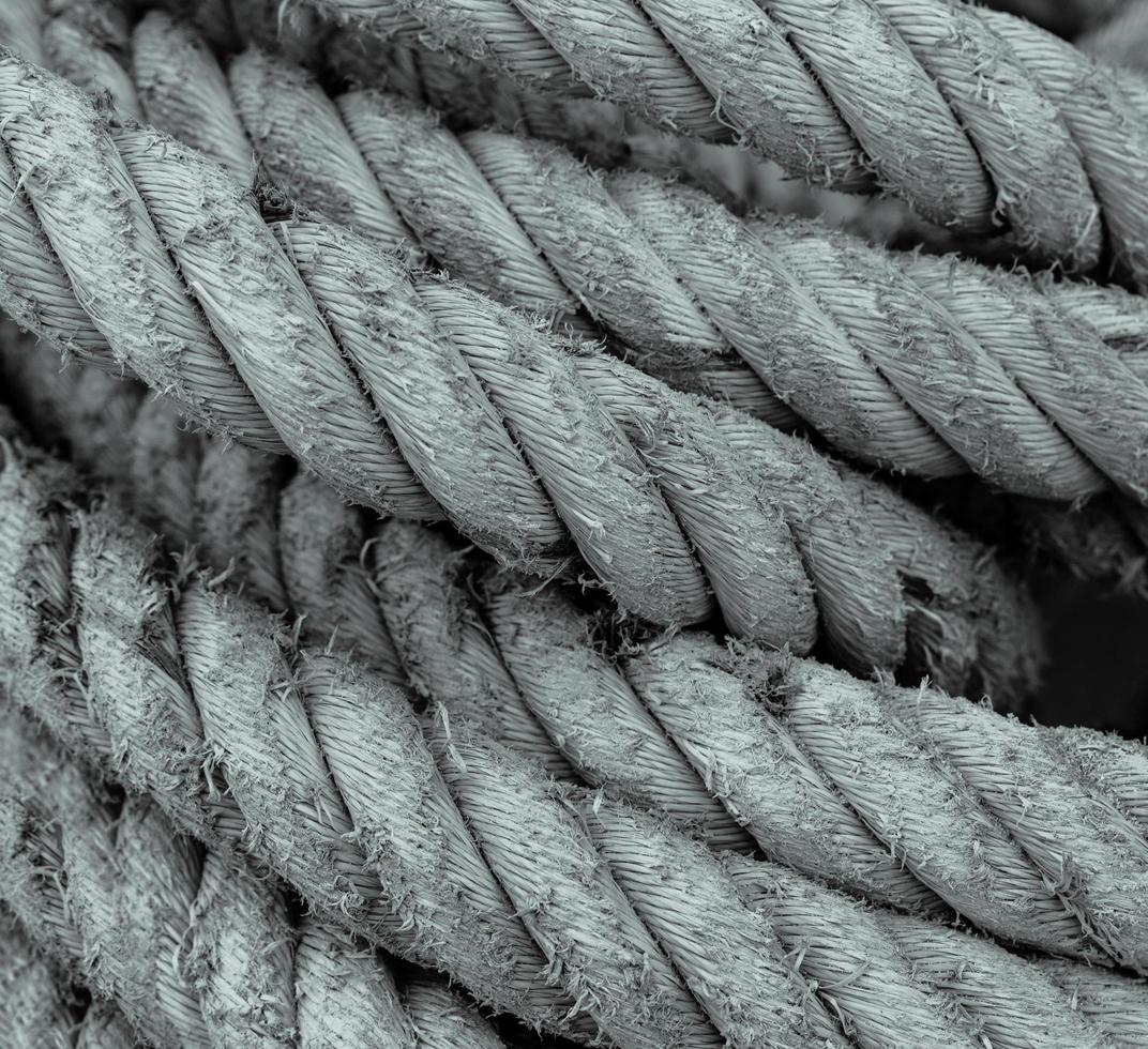 Old rope texture photo