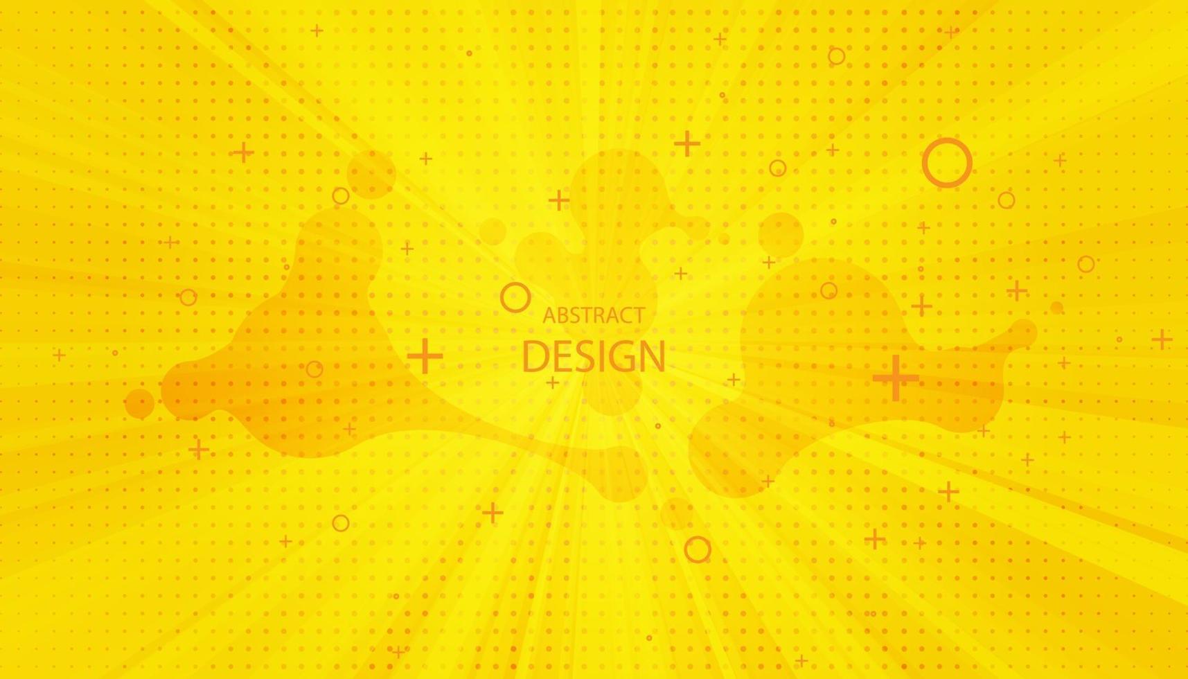 Fondo de arte pop. fondo punteado retro. ilustración vectorial. arte pop amarillo de semitono vector