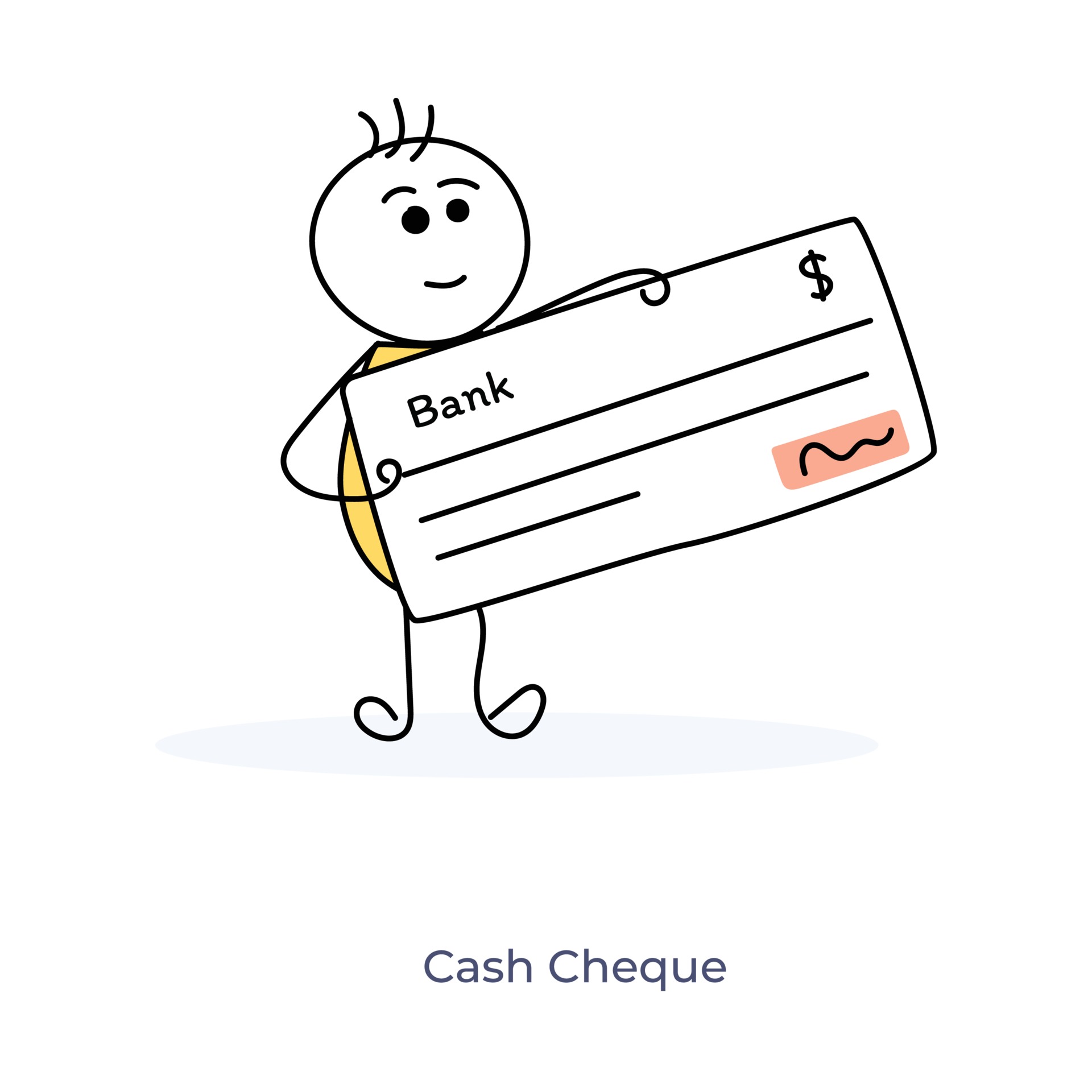 Personaje De Dibujos Animados Con Cheque En Efectivo 2111920 Vector En personaje-de-dibujos-animados-con-cheque-en-efectivo-2111920-vector-en