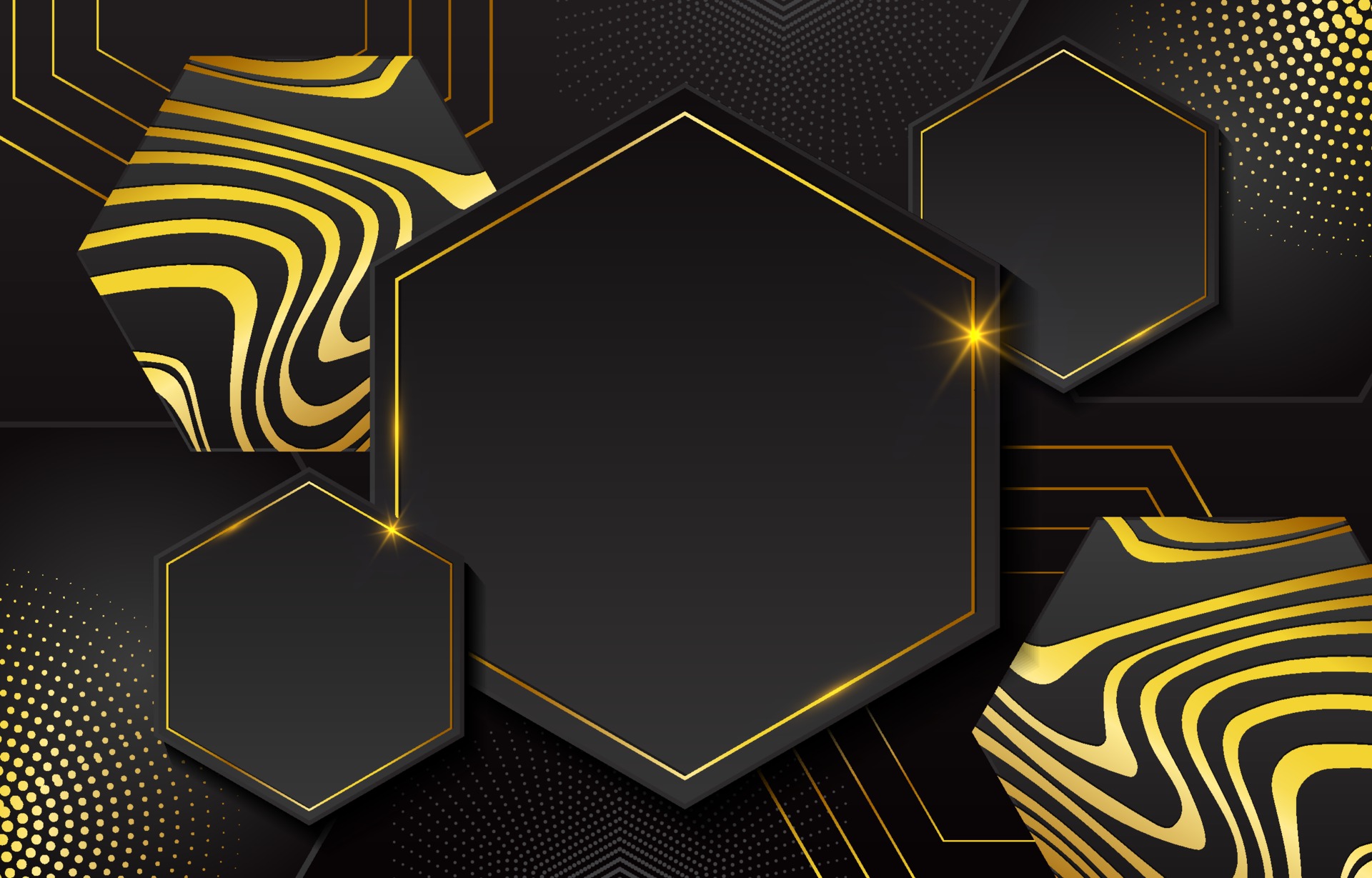 Black Gold Geometric Background 2112059 Vector Art at Vecteezy