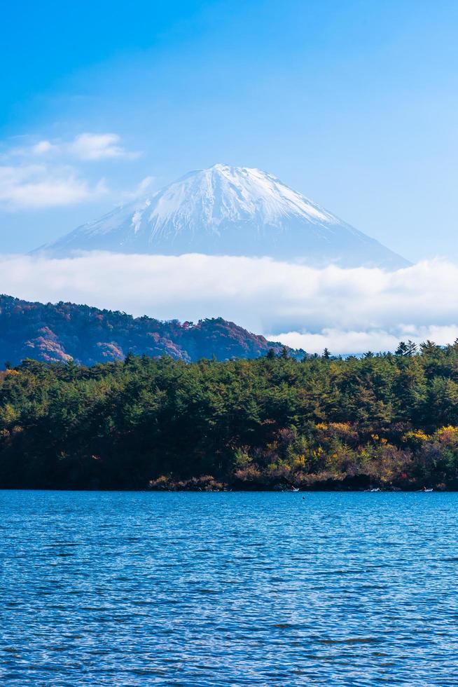 paisaje en mt. fuji, yamanashi, japón foto