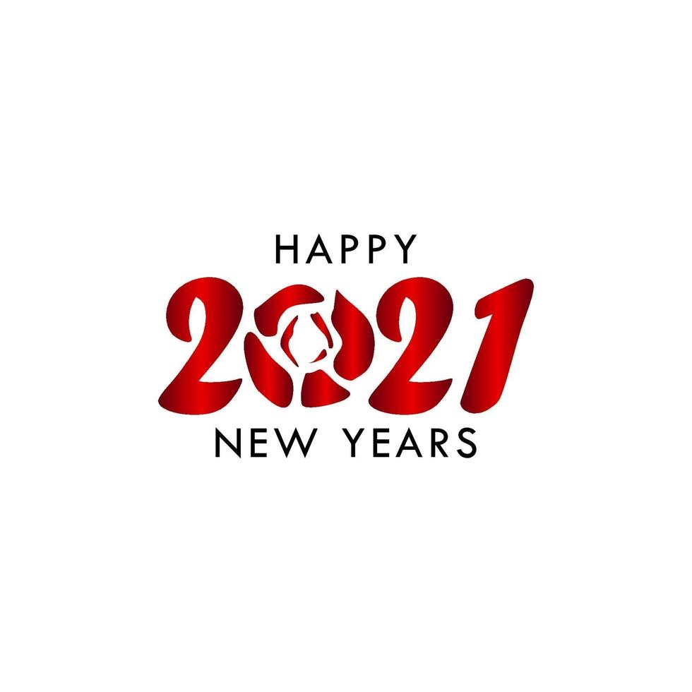 Happy New Years 2021 Celebration Vector Template Design Illustration