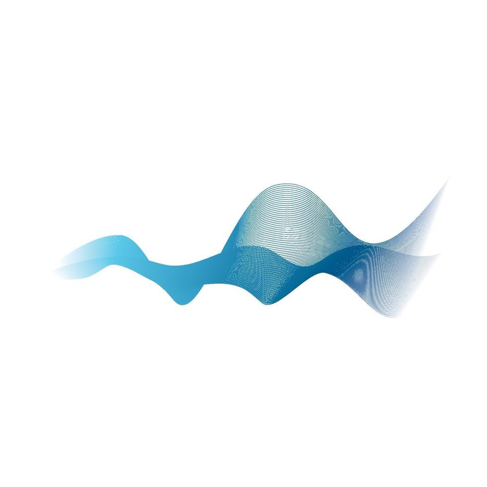Wave line images vector