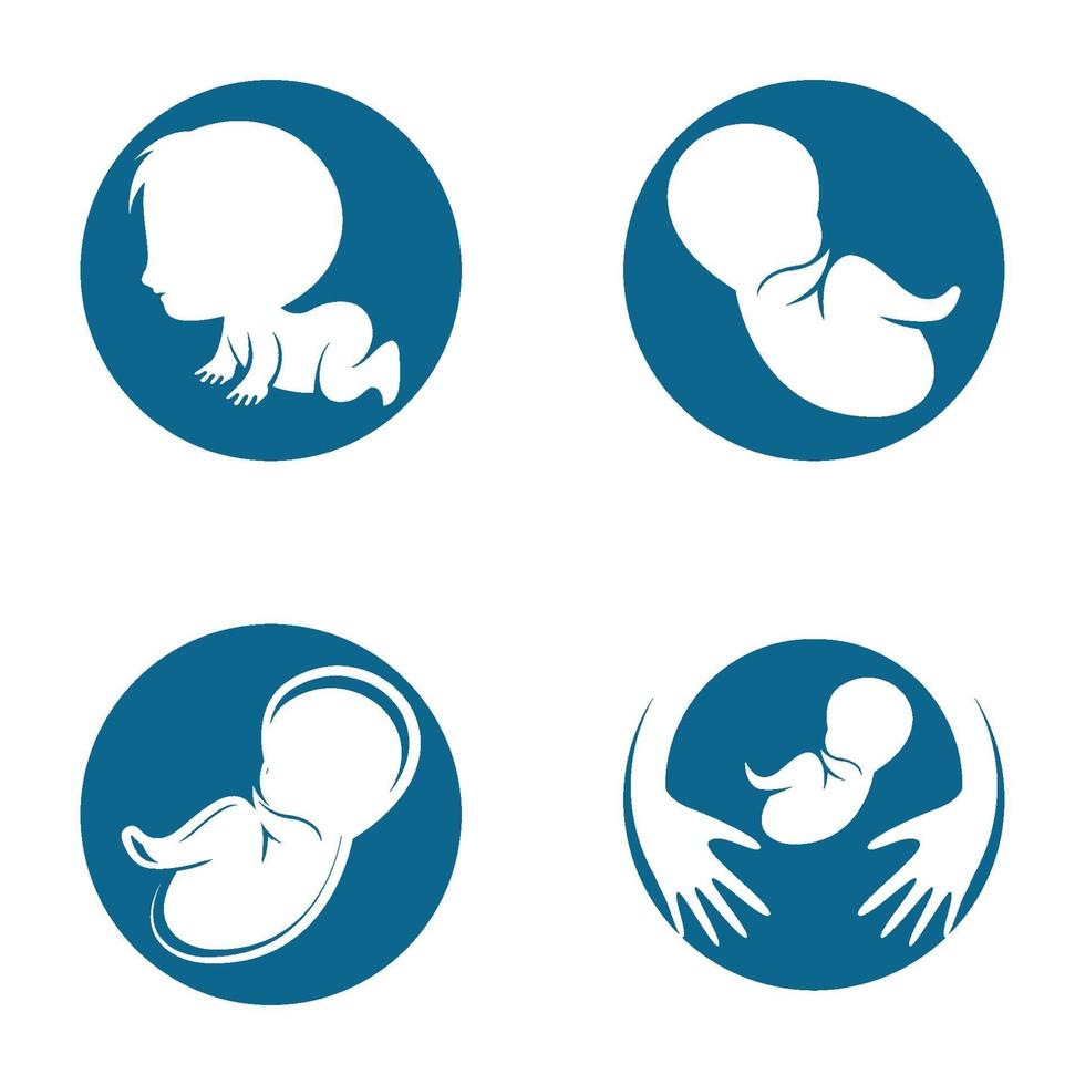 Baby logo images illustration vector