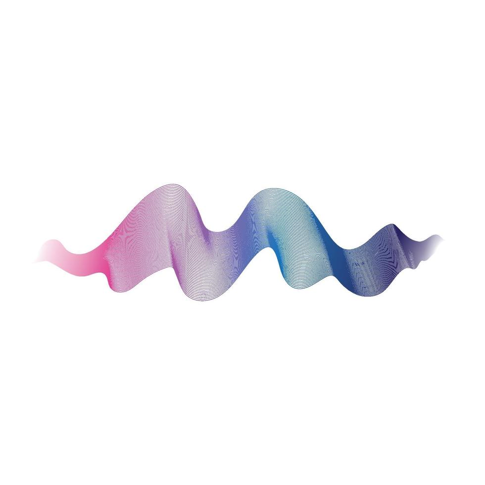 Wave line images vector