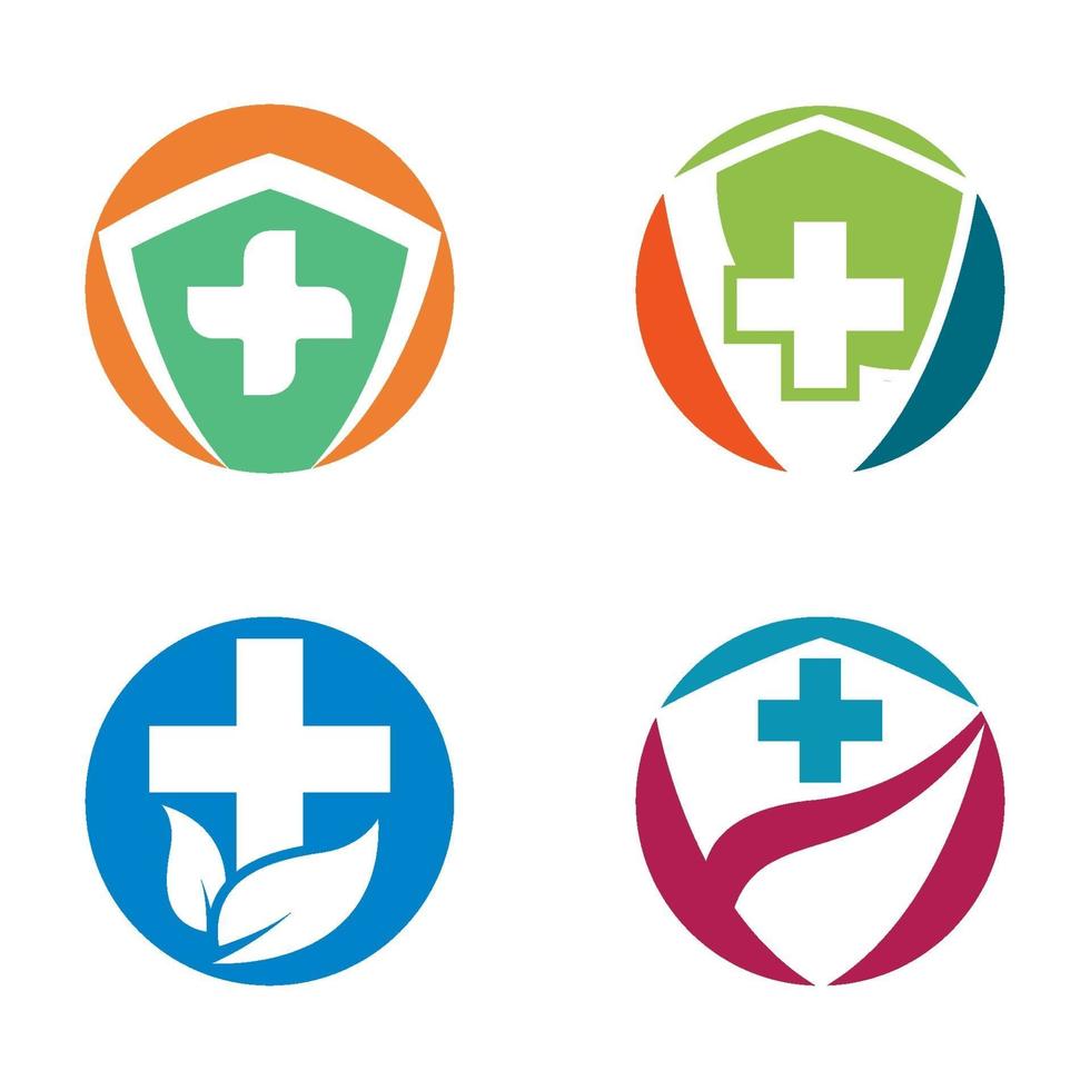 Medical care logo images vector