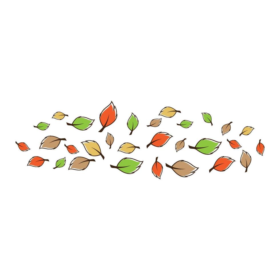 ilustración de imágenes de otoño vector