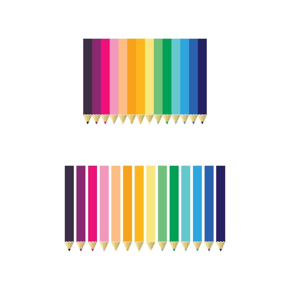 Colored pencils images illustration vector