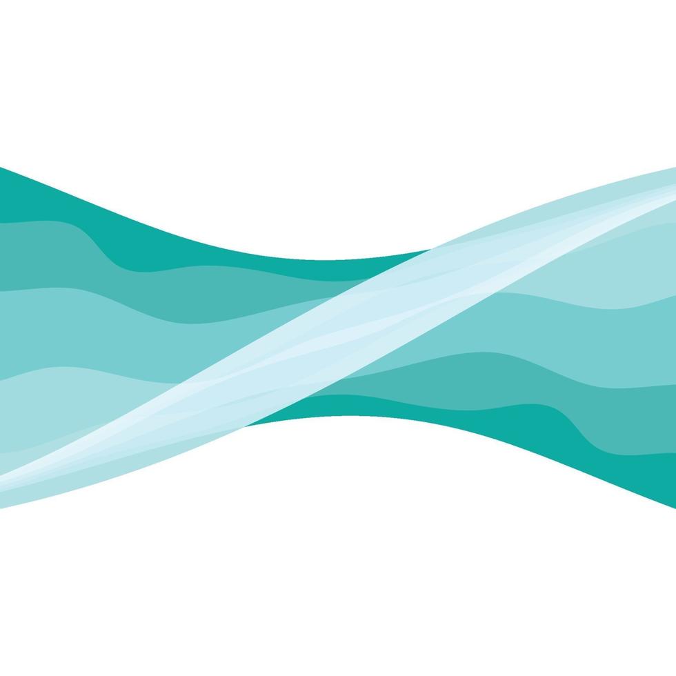 Dynamic wave color background vector