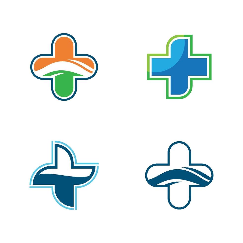 Medical care logo images vector