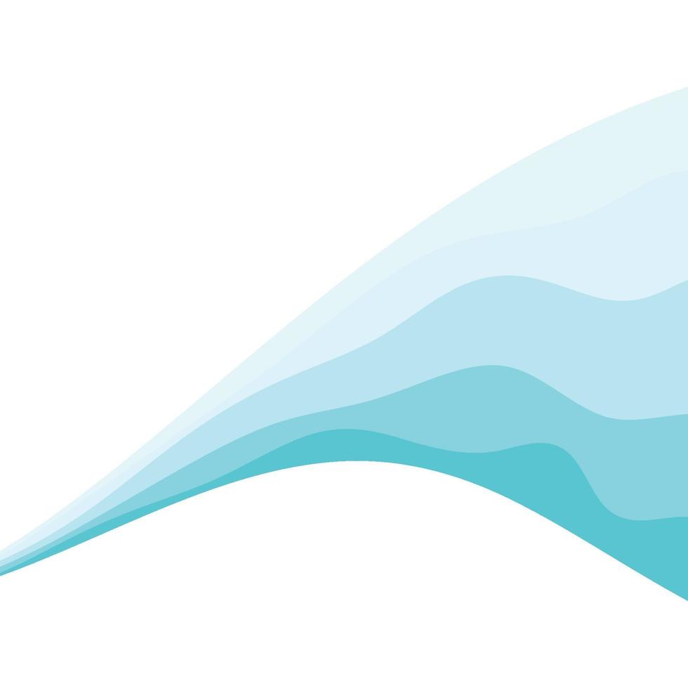 Dynamic wave color background vector