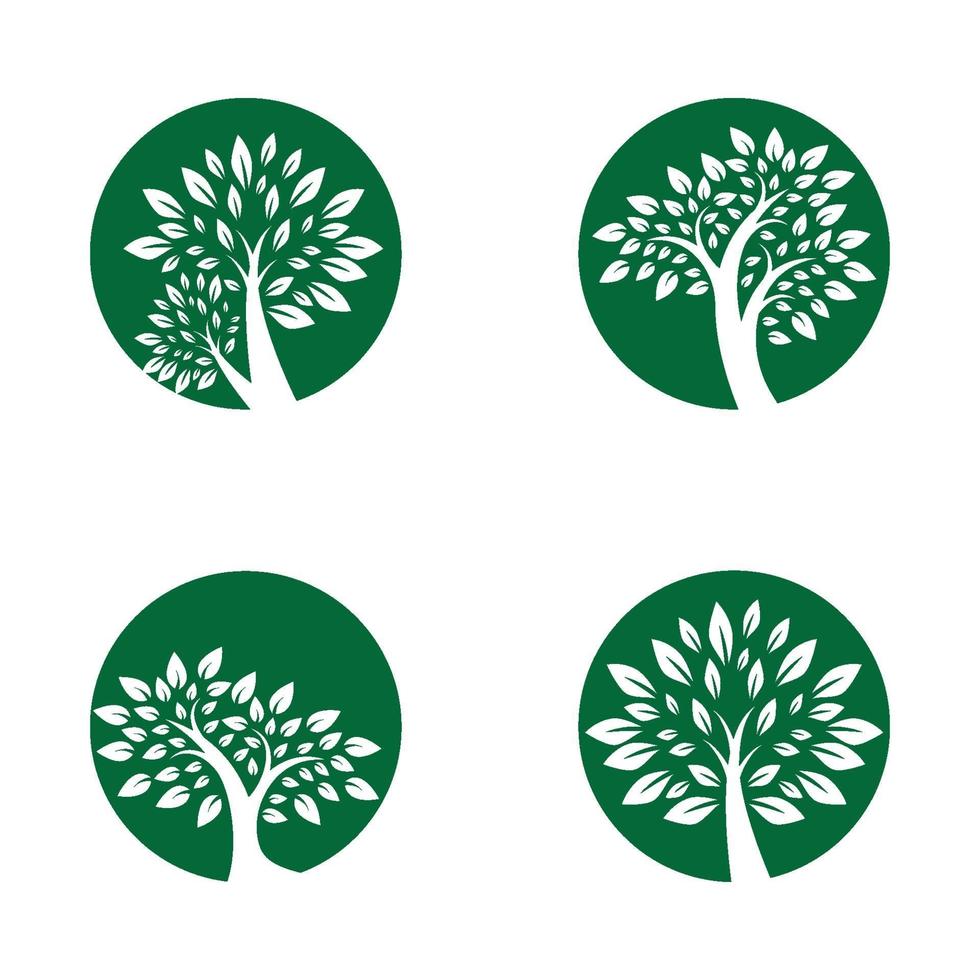 Tree logo images design vector