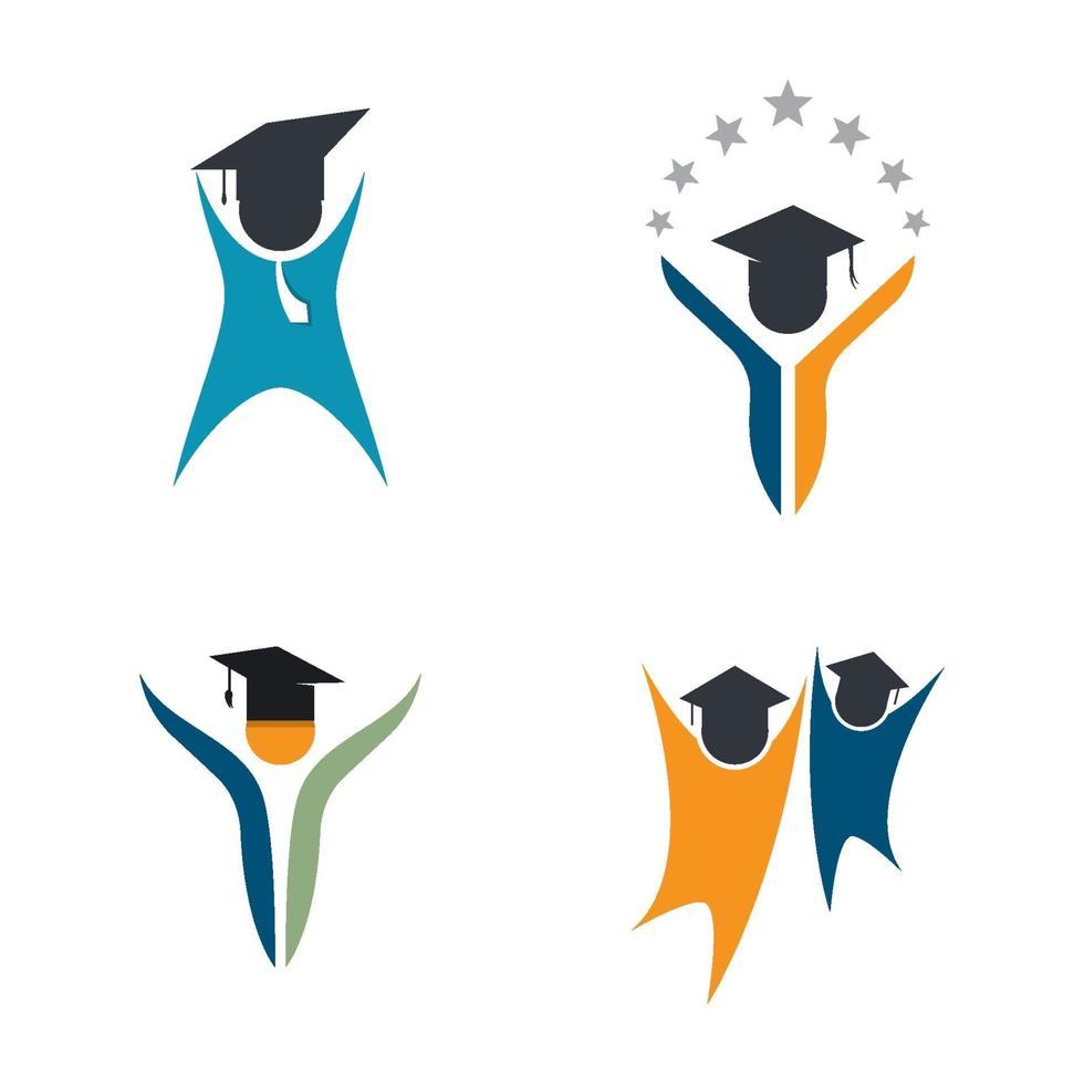 Education logo design vector