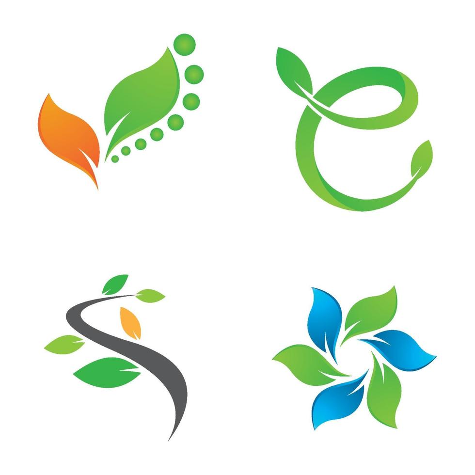 ecología logo imágenes ilustración vector