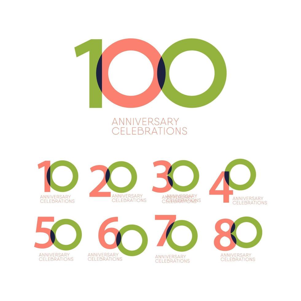 100 Years Anniversary Celebration Vector Template Design Illustration