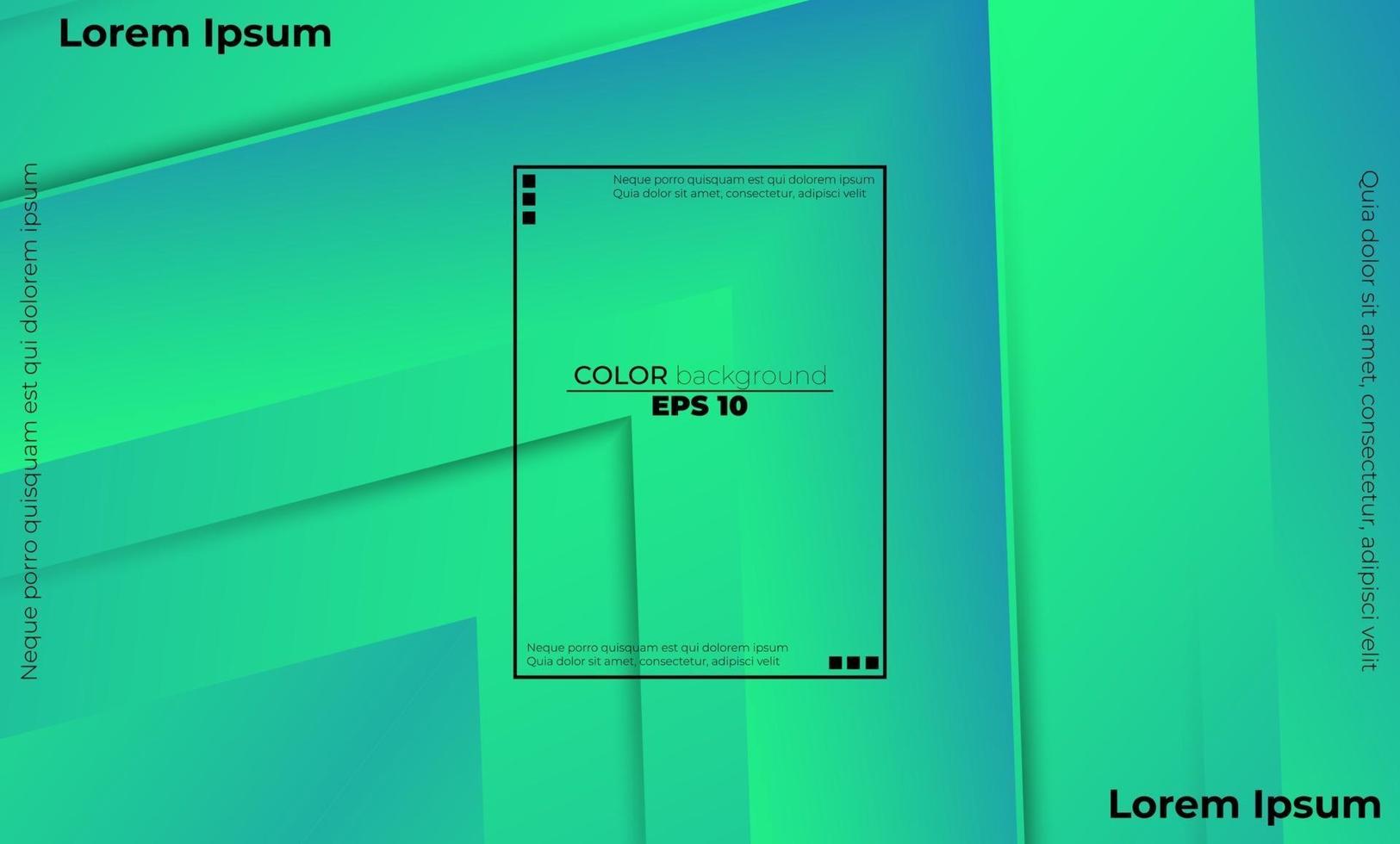 Colorful geometric background with gradient motion shapes composition vector