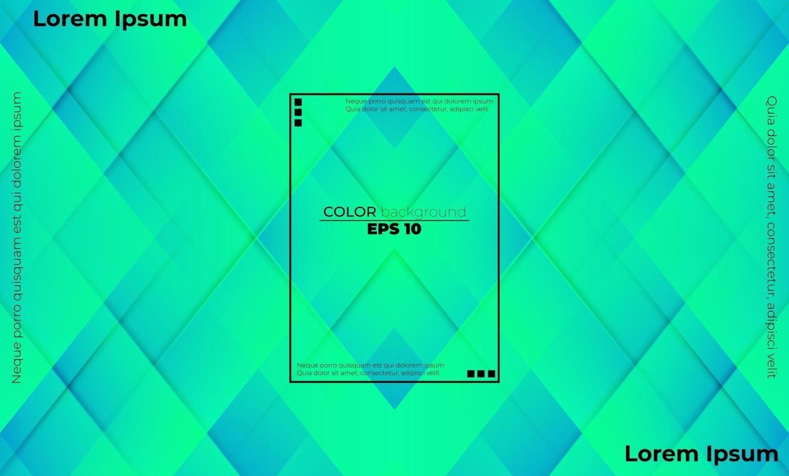 Colorful geometric background with gradient motion shapes composition vector
