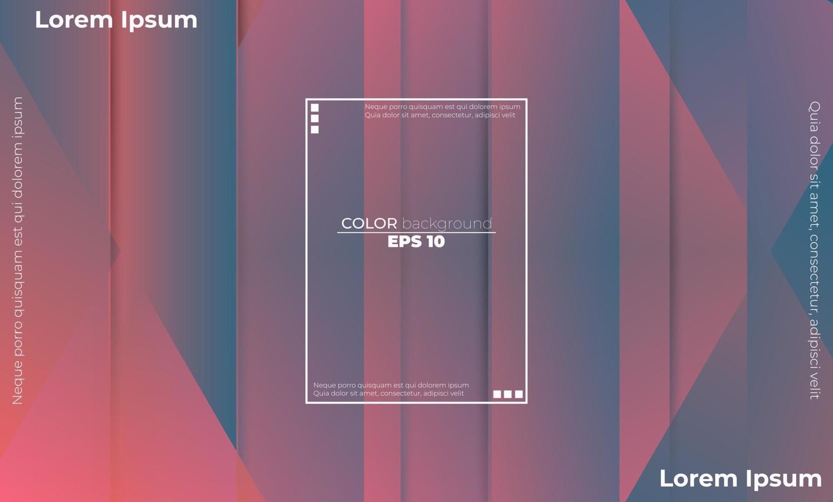Colorful geometric background with gradient motion shapes composition vector
