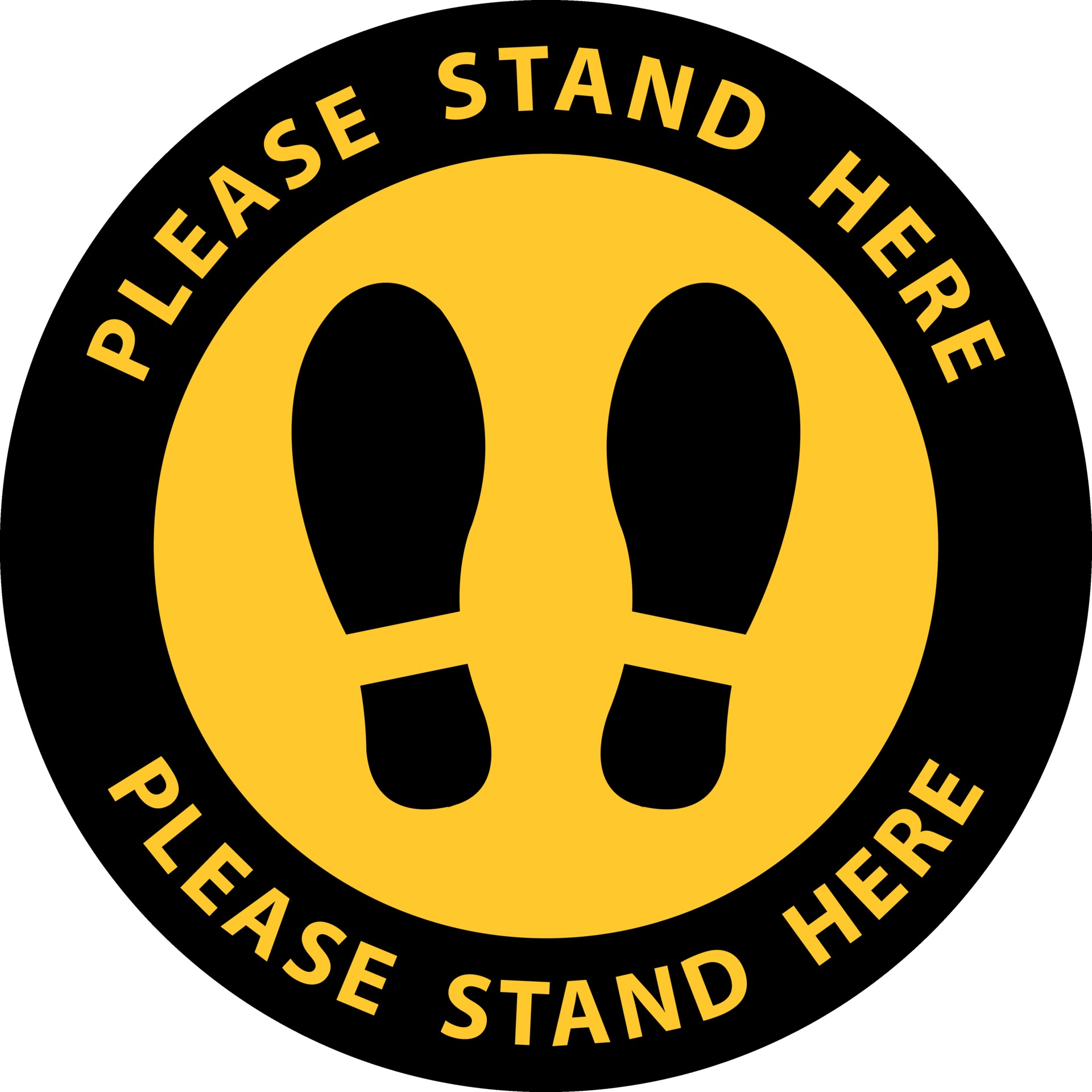 Please Stand Here Vector Art, Icons, and Graphics for Free Download