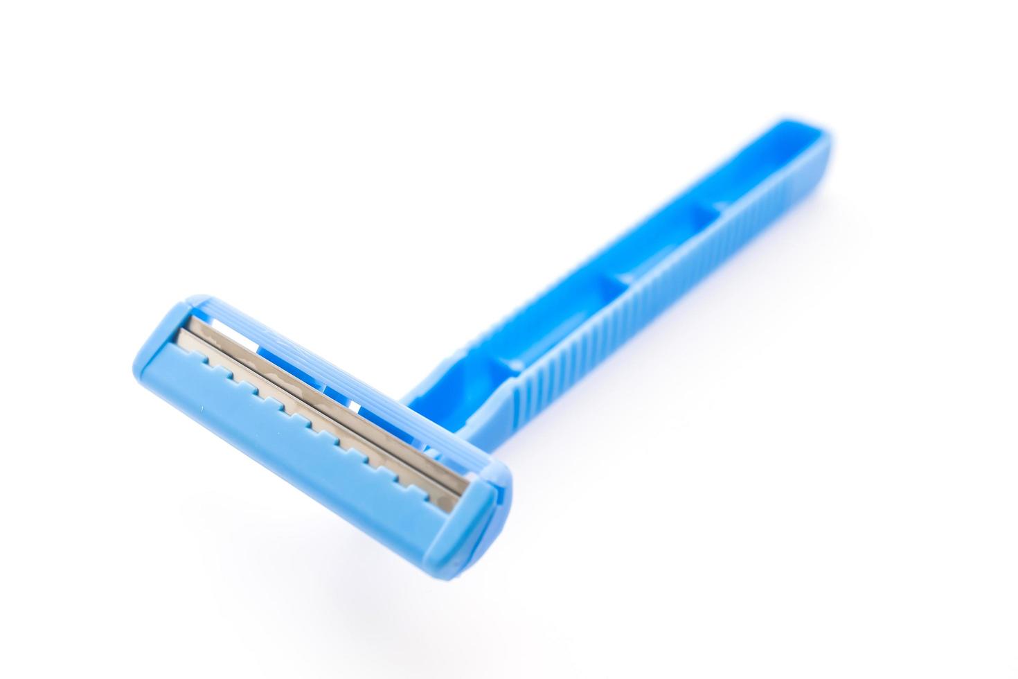 Razor on white background photo