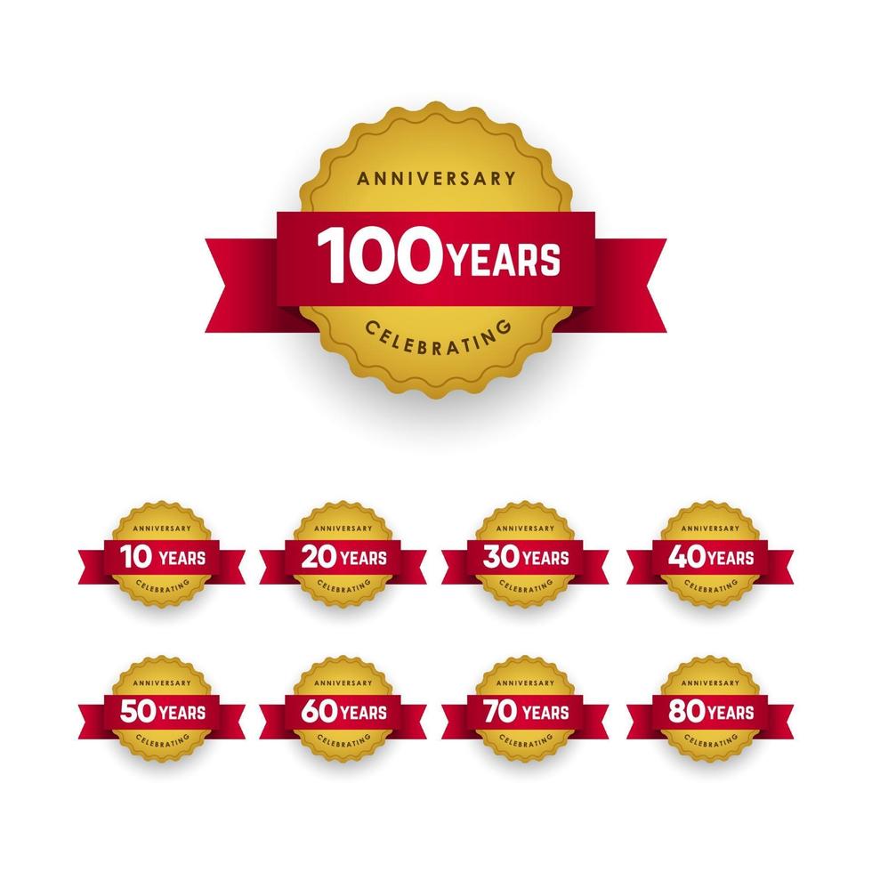 100 years Anniversary Celebration Vector Template Design Illustration