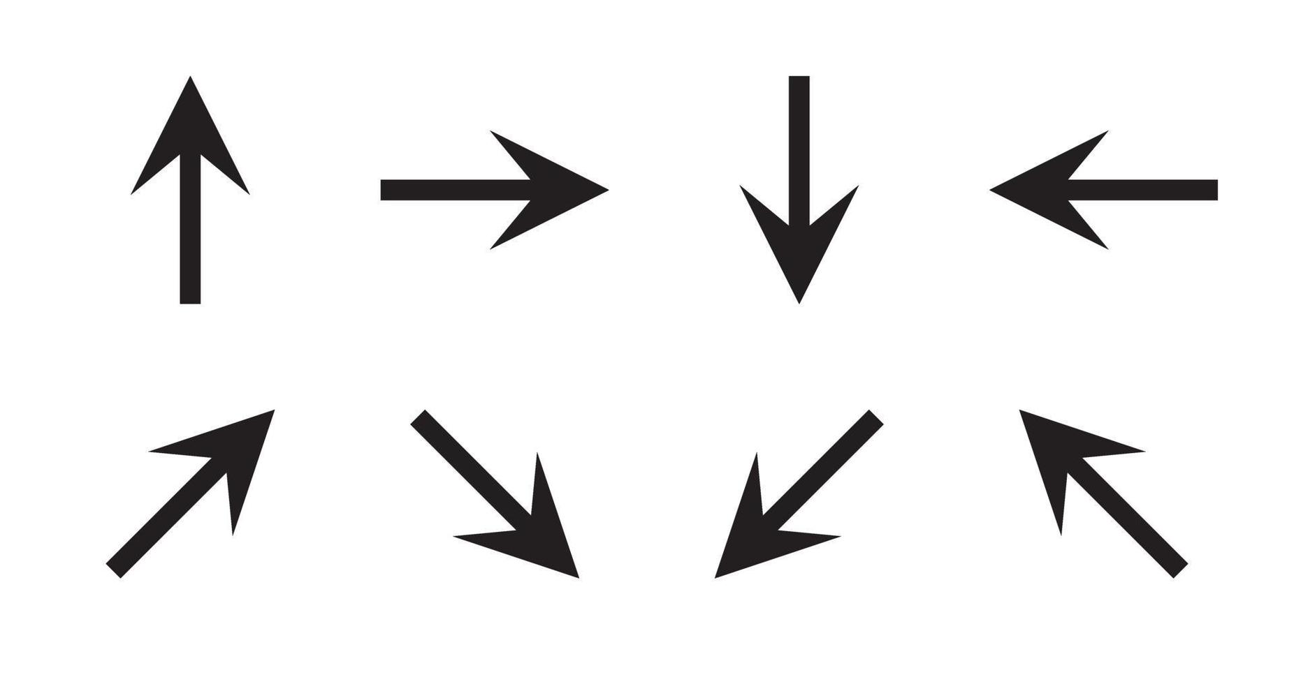 Arrow Icon Design Set vector