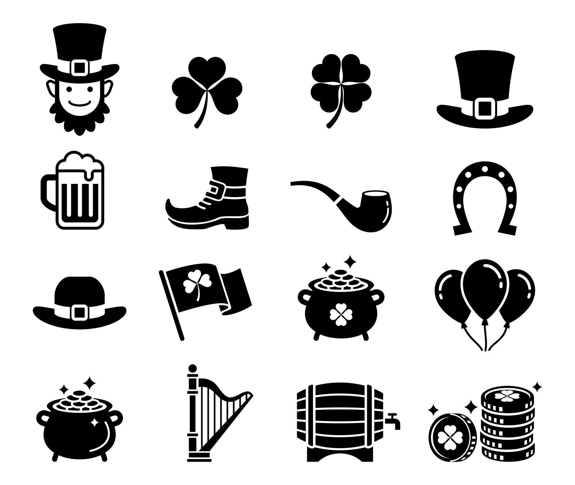 st patrick day icons free