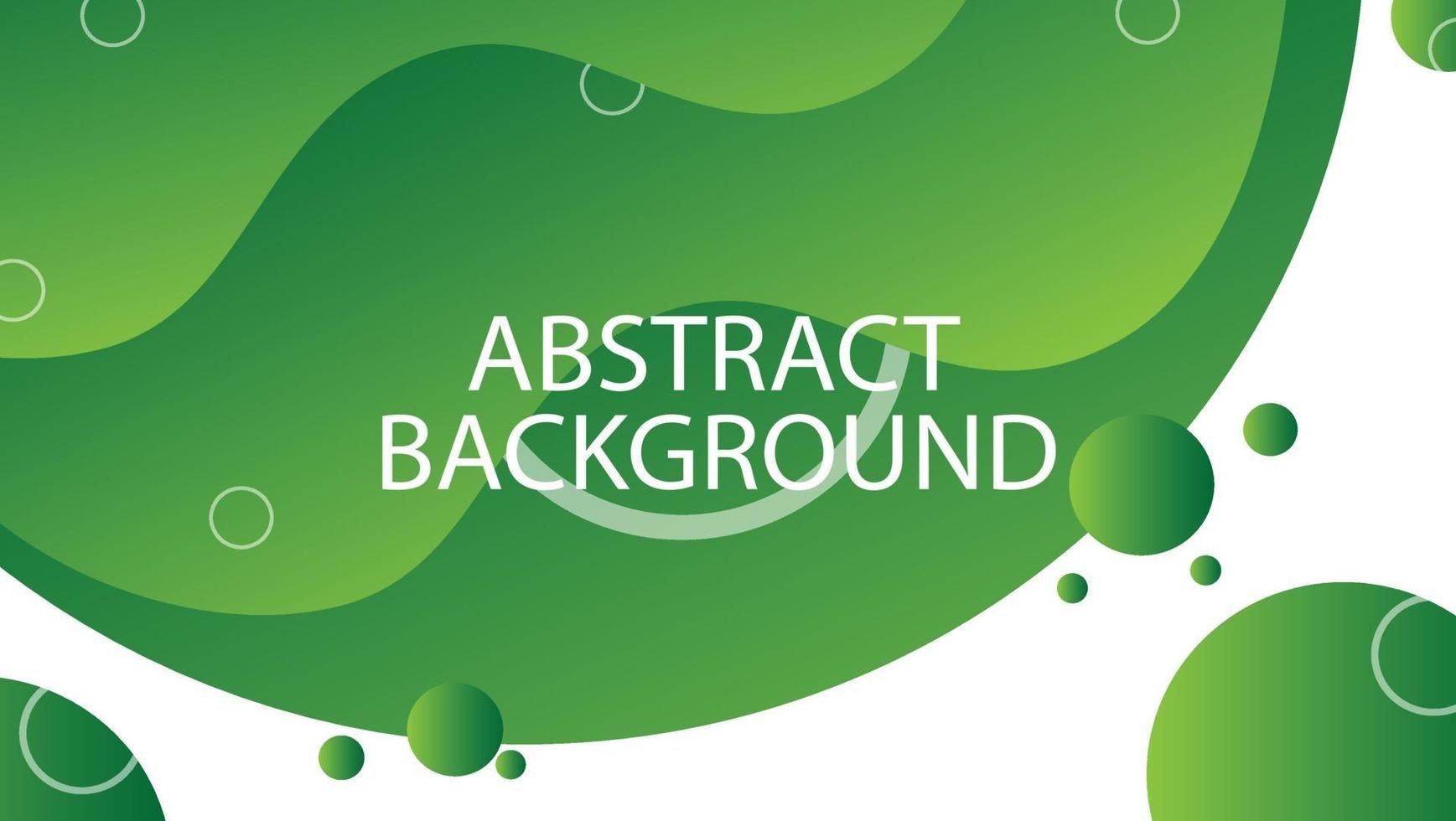 new elegant liquid green background vector