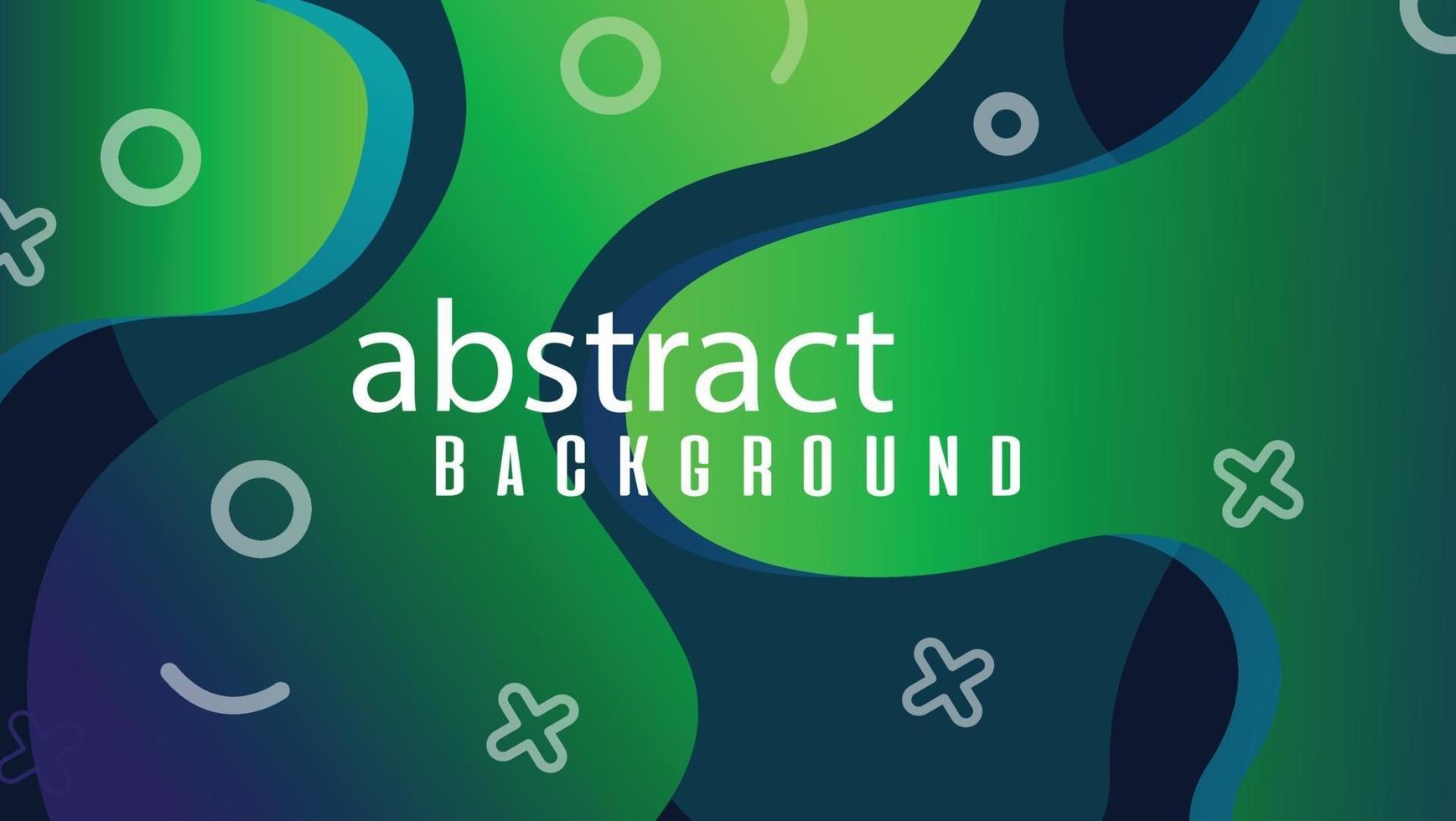 new abstract green gradient background and modern geometry vector
