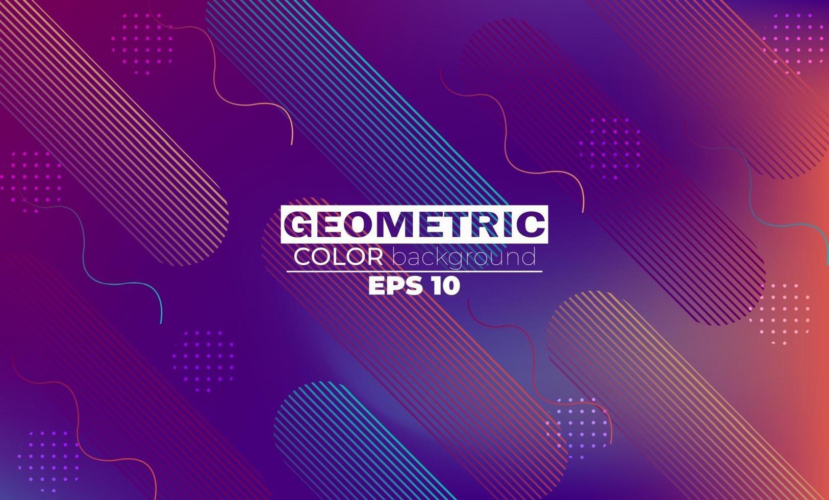 geometric background with gradient motion shapes composition vector