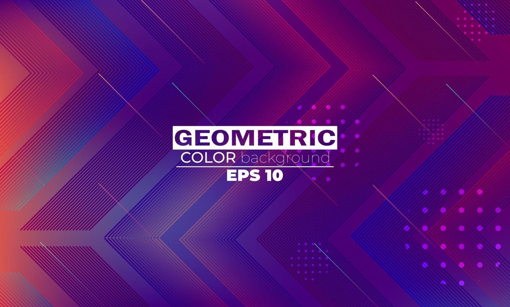 geometric background with gradient motion shapes composition. vector