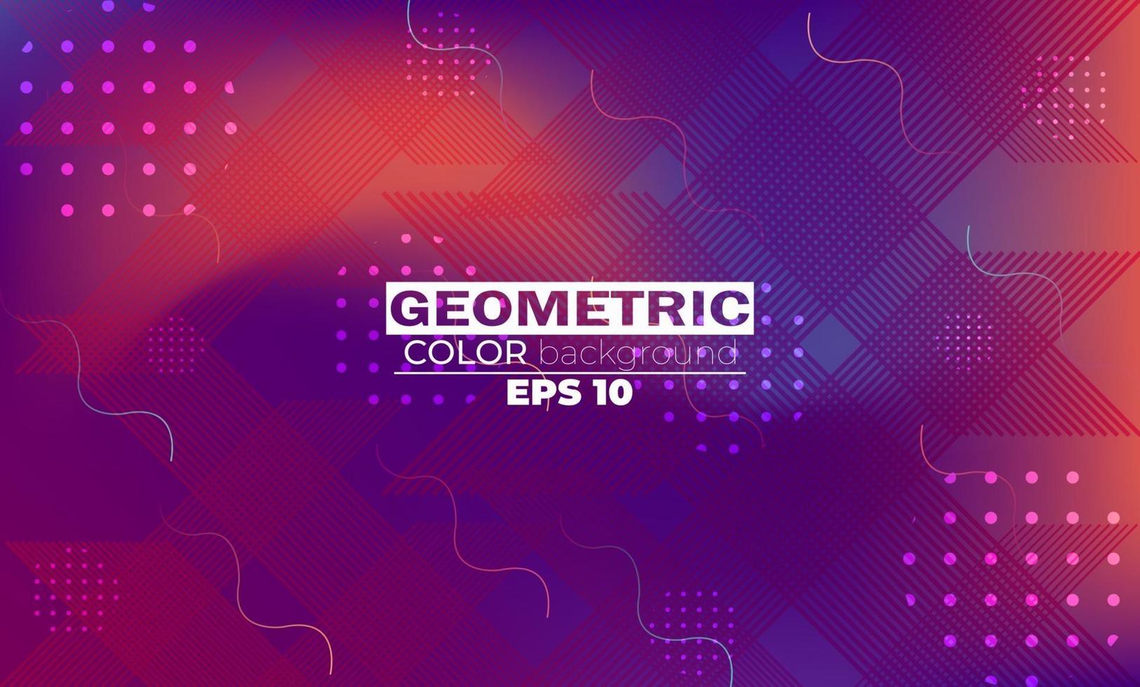 geometric background with gradient motion shapes composition vector