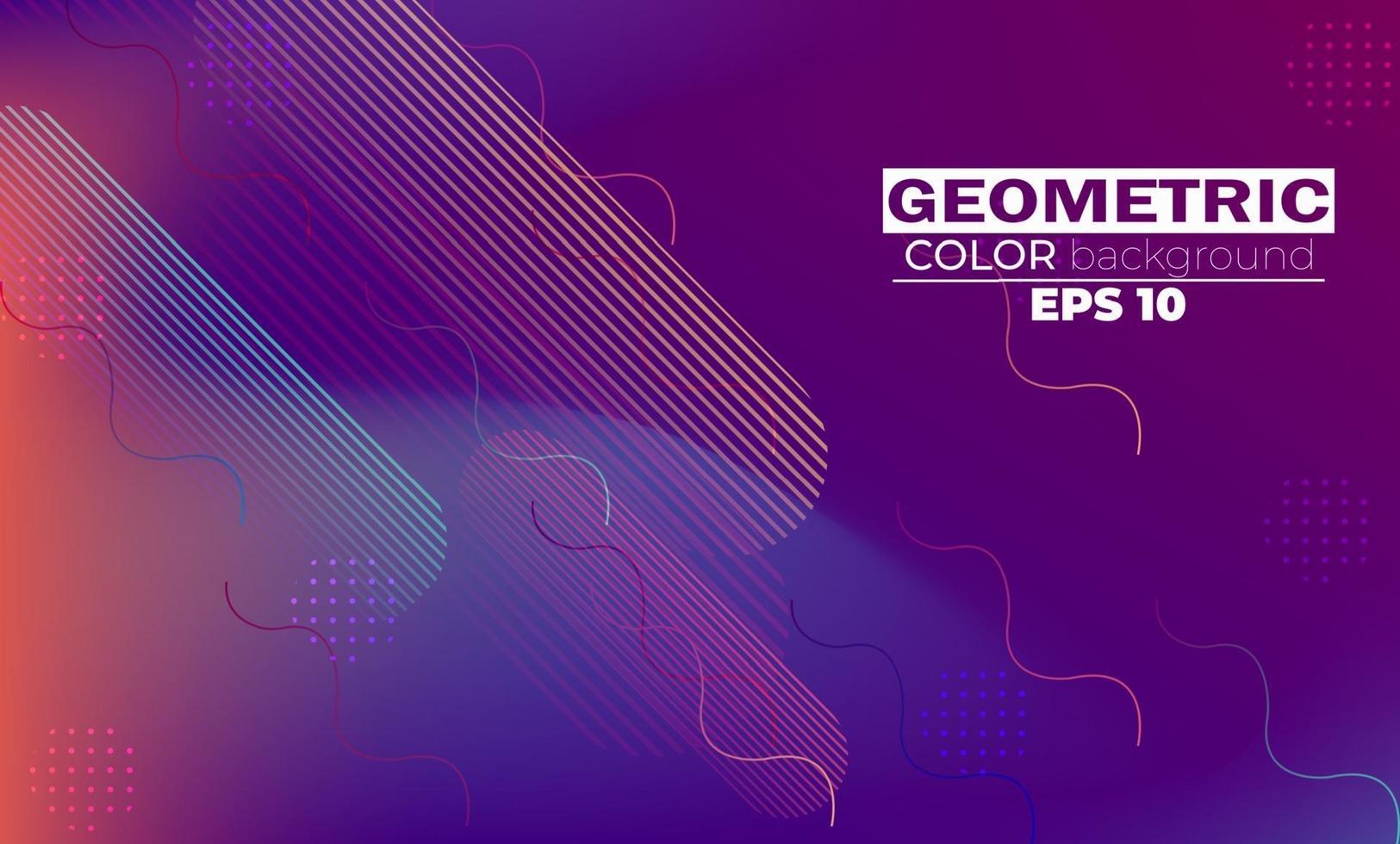 geometric background with gradient motion shapes composition vector