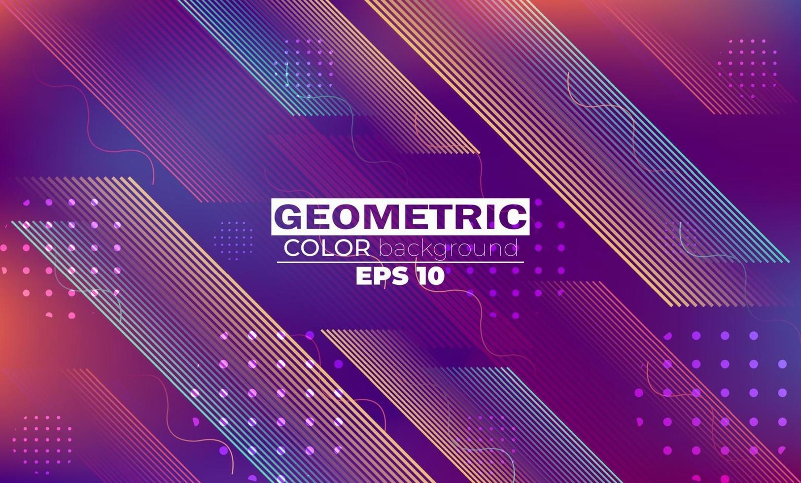 geometric background with gradient motion shapes composition vector