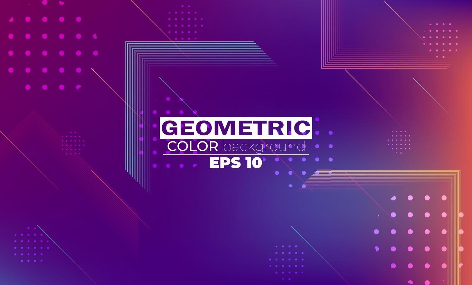 geometric background with gradient motion shapes composition vector