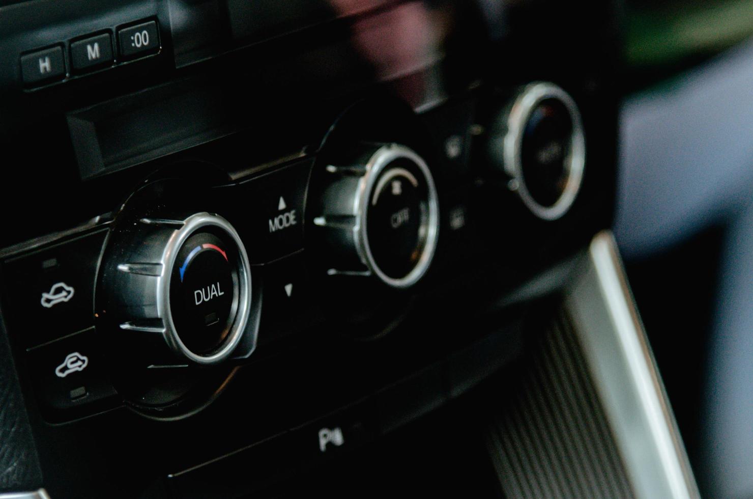 Control panel in a car photo