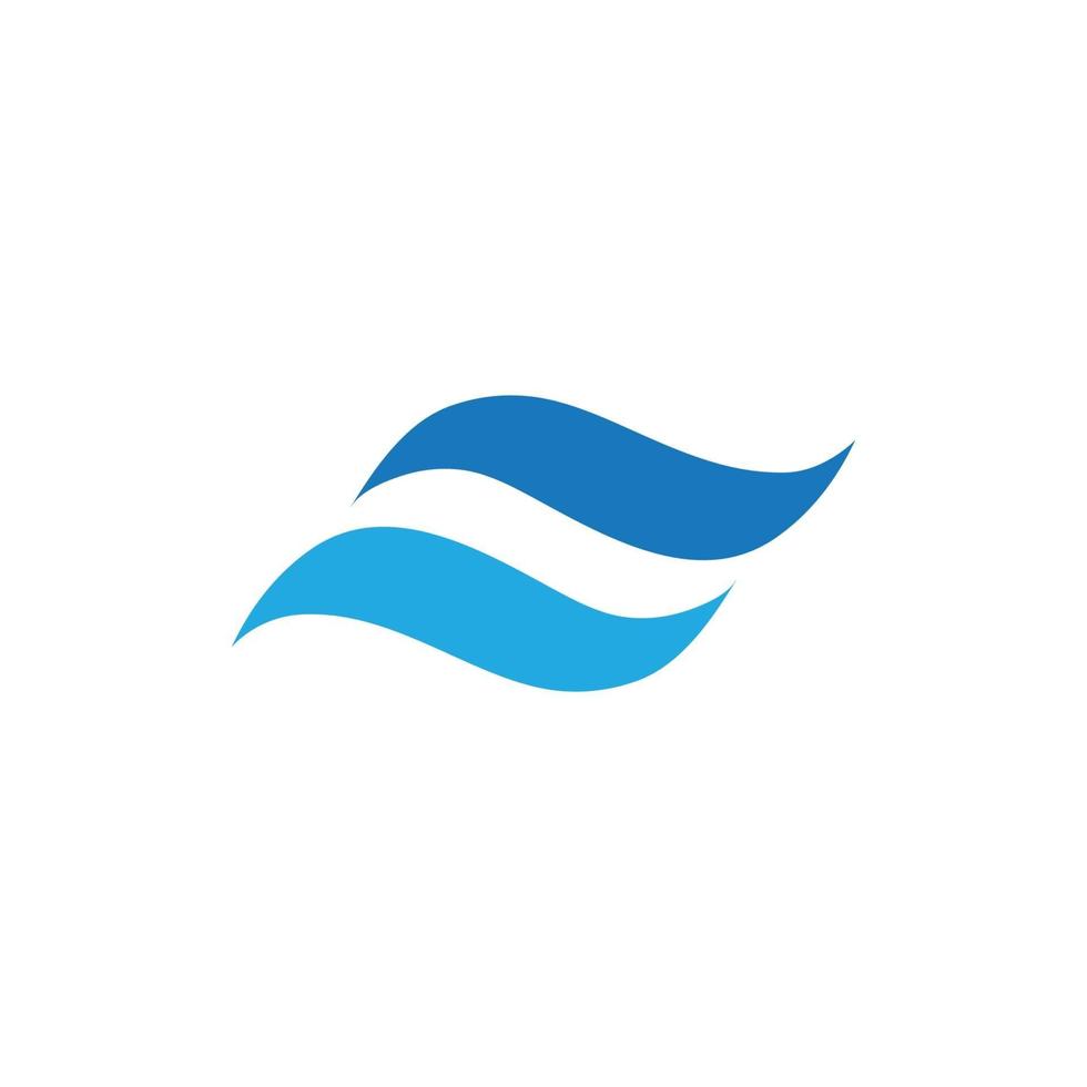 Water wave icon vector