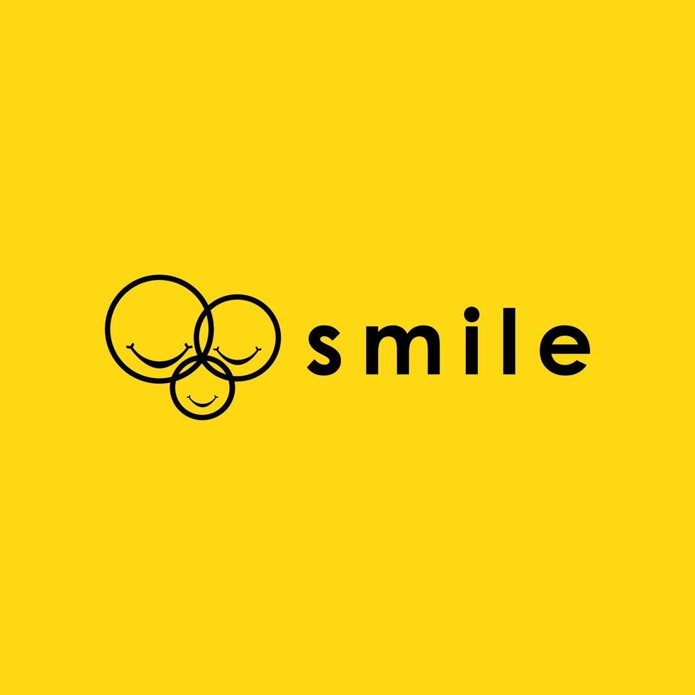 Smile Logo Vector Template Design Illustration