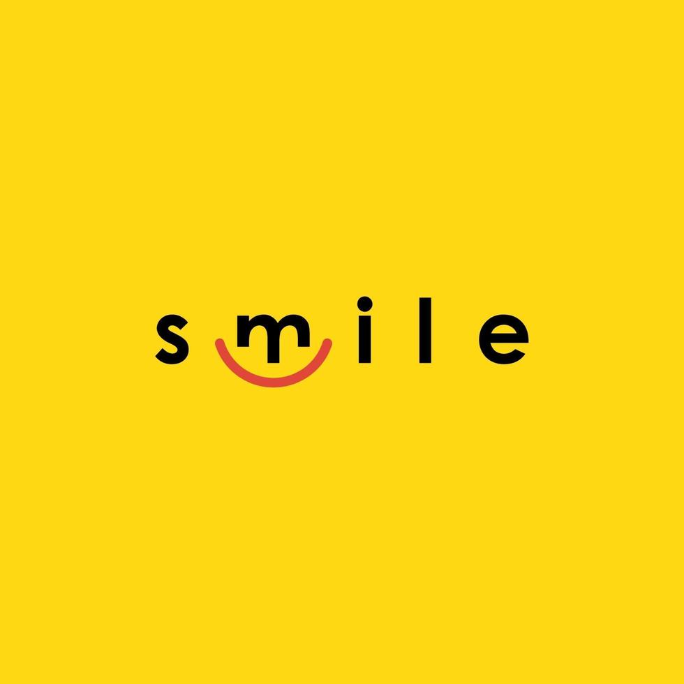 Smile Logo Vector Template Design Illustration