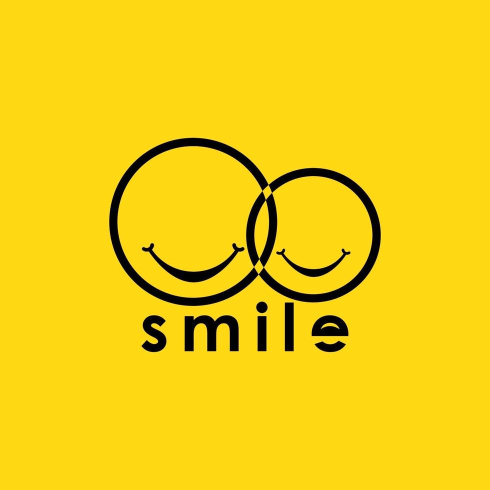 Smile Logo Vector Template Design Illustration