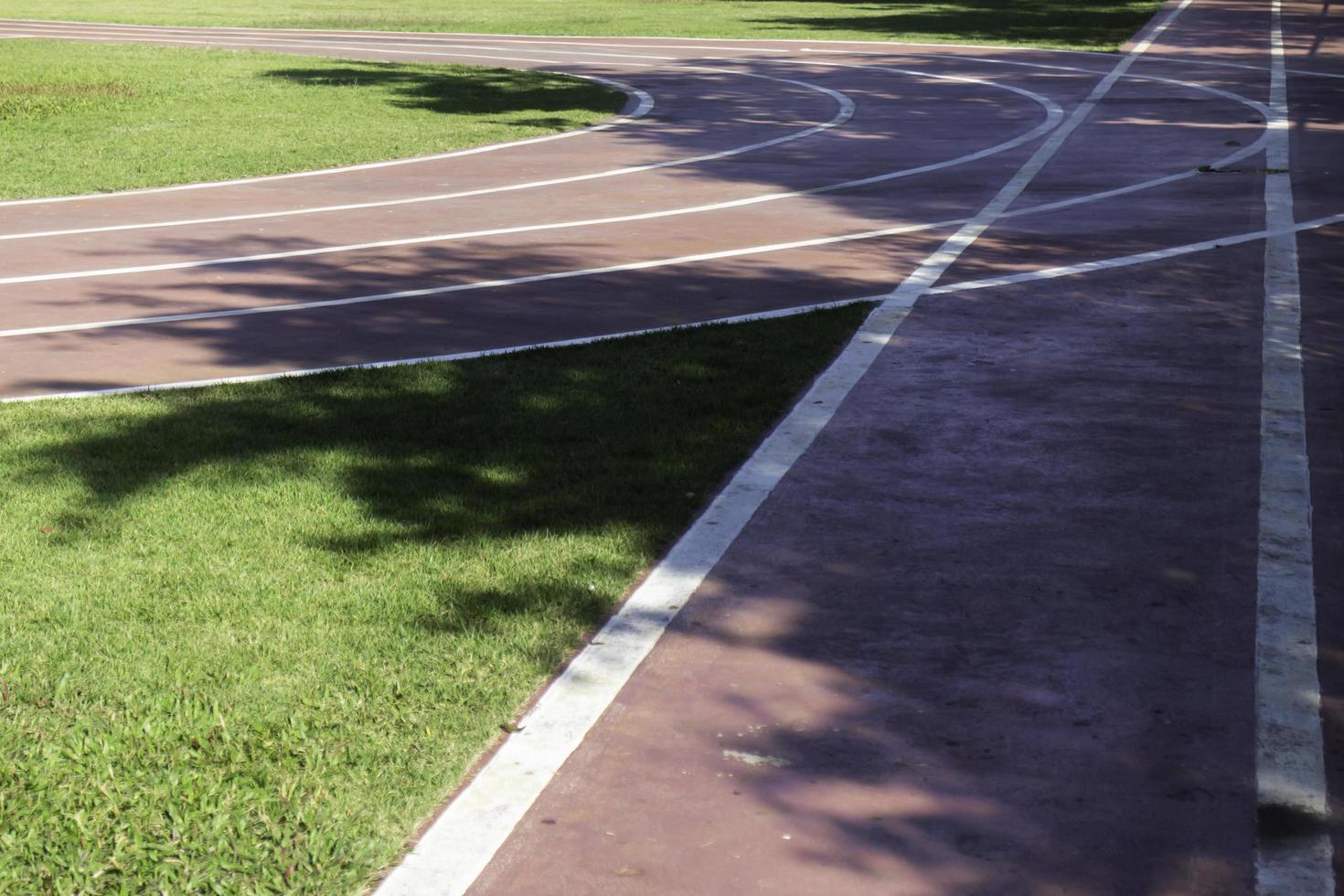 Outdoor track and field stadium photo