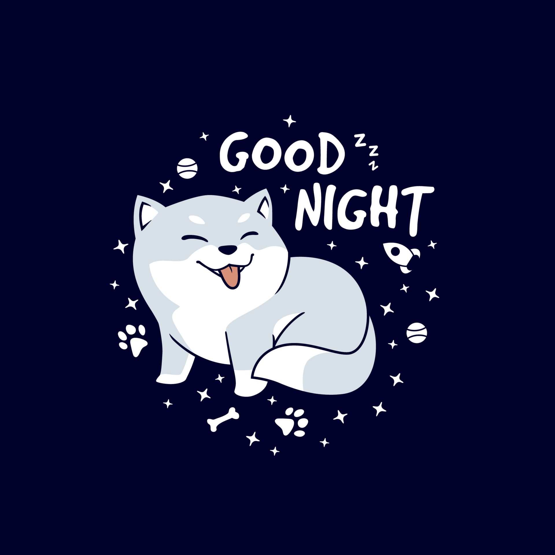 Cute Shiba Inu Good Night Cartoon Illustration 2121103 Vector Art At Vecteezy