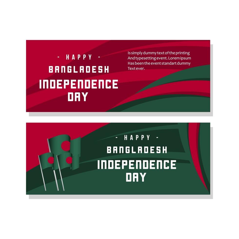 Happy Bangladesh Independence Day Vector Template Design Illustration